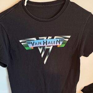 Van Halen Black Graphic T-Shirt